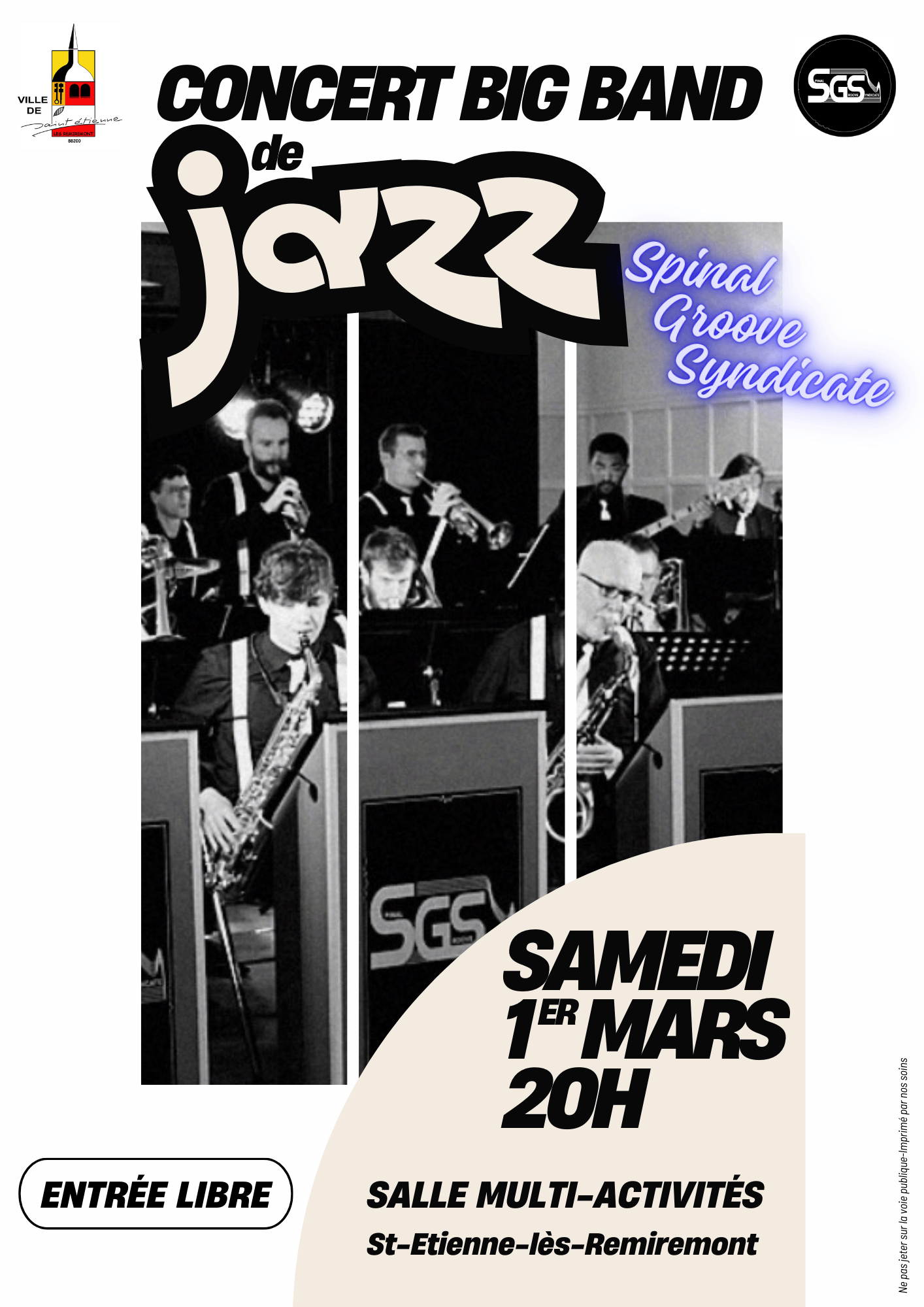 Concert big band de jazz