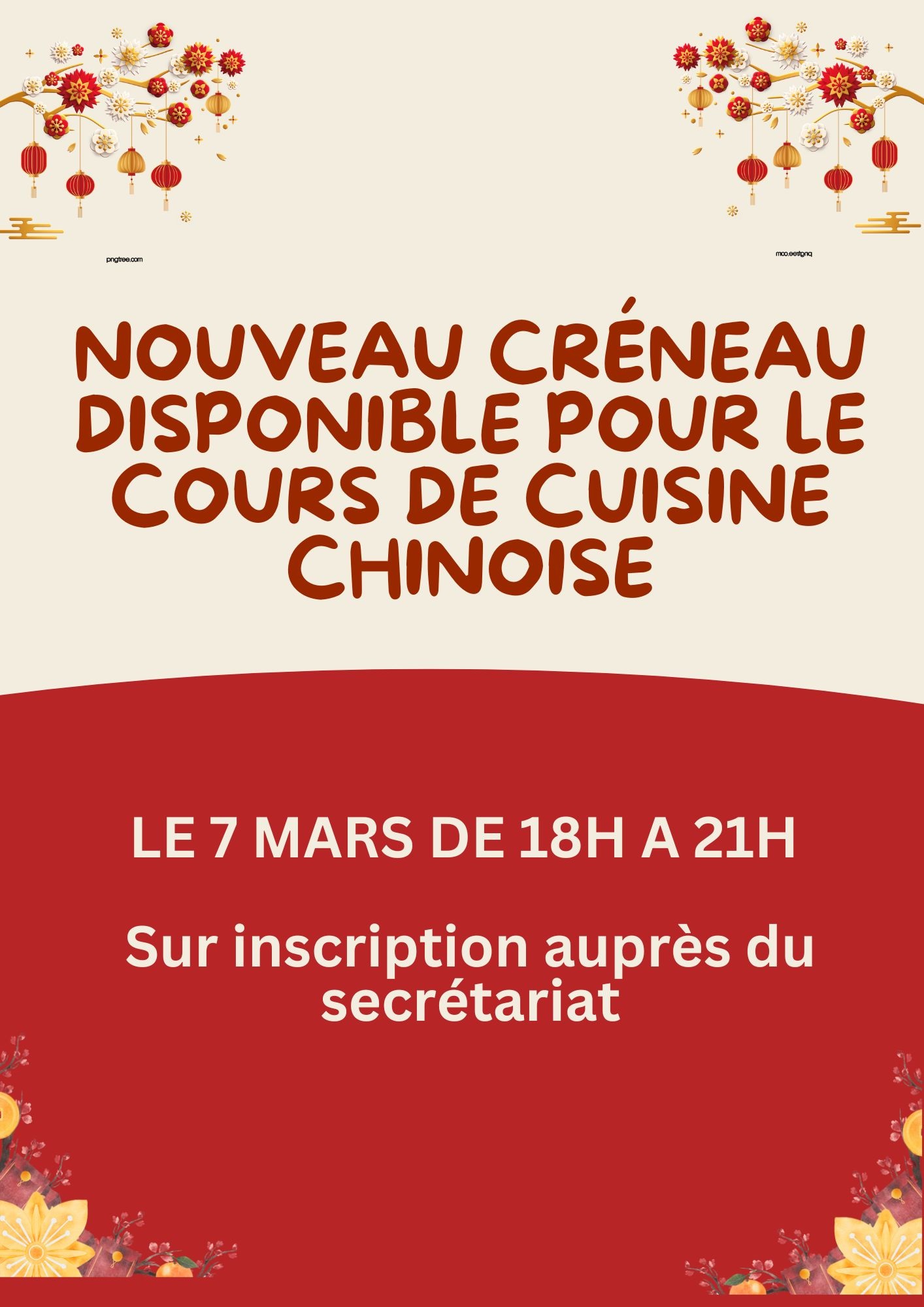 Stage cuisine chinoise