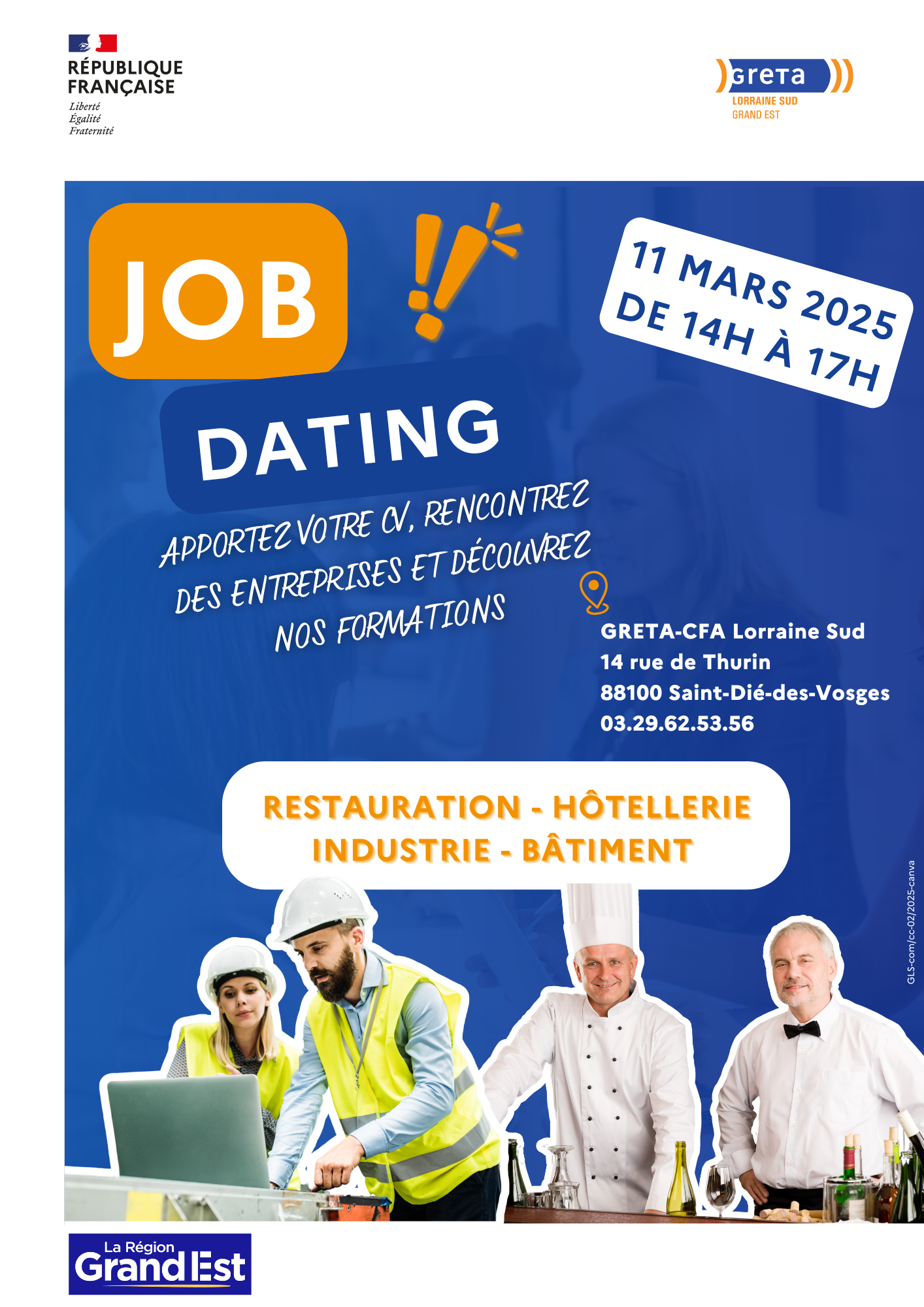Job Dating à Saint-Dié-des-Vosges Job Dating à Saint-Dié-des-Vosges
