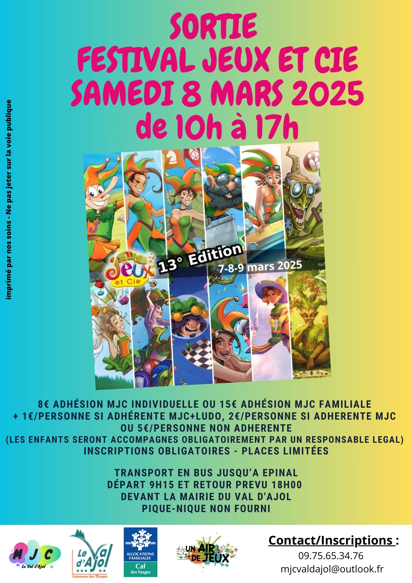 Sortie jeux et Cie