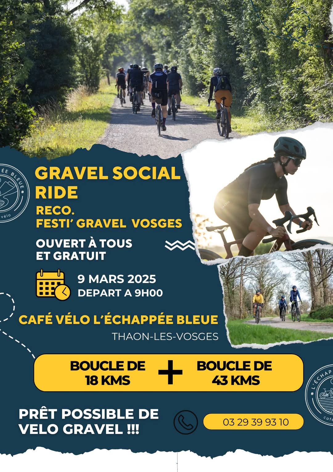 Sortie Gravel en groupe Sortie Gravel en groupe