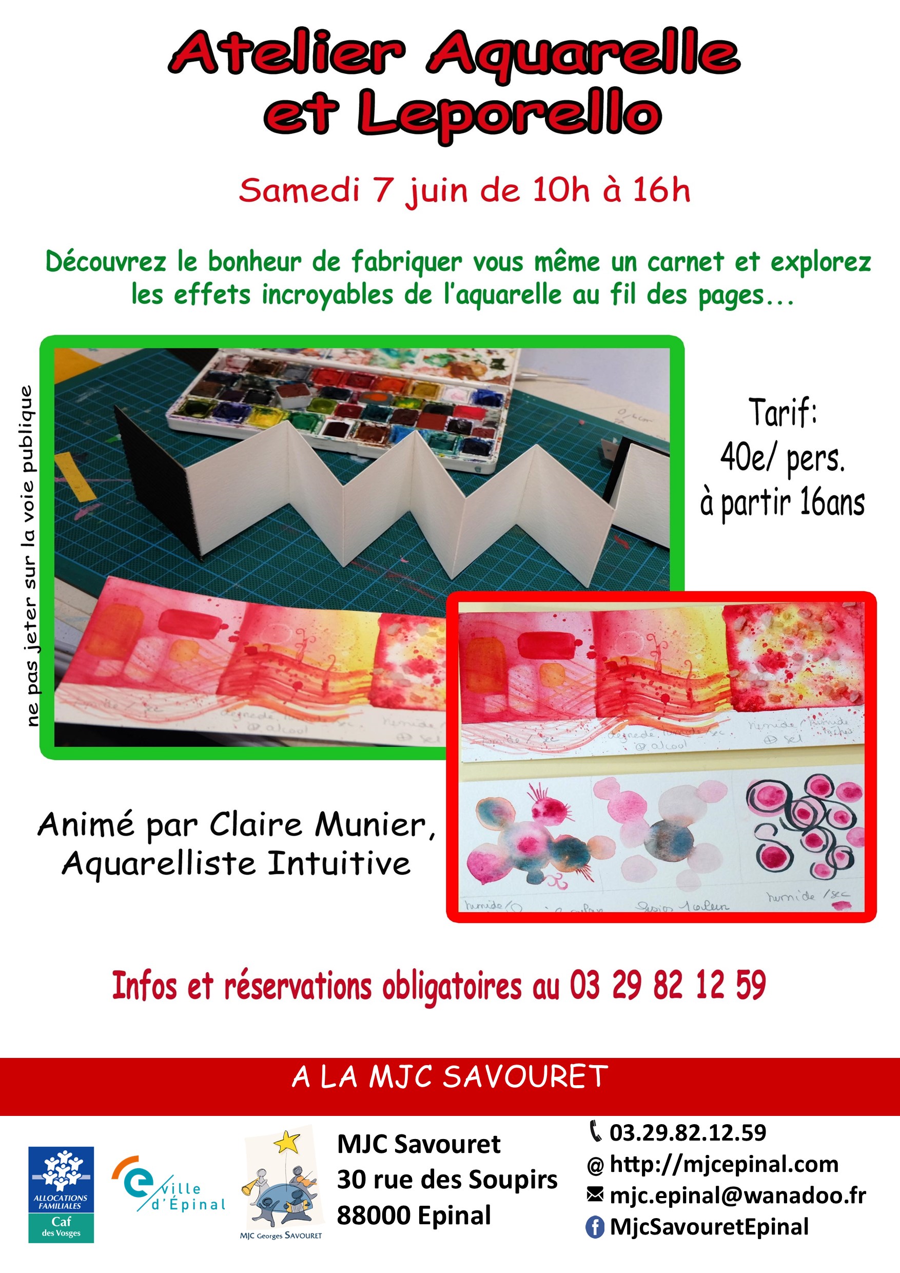 Atelier Aquarelle et Leporello Atelier Aquarelle et Leporello