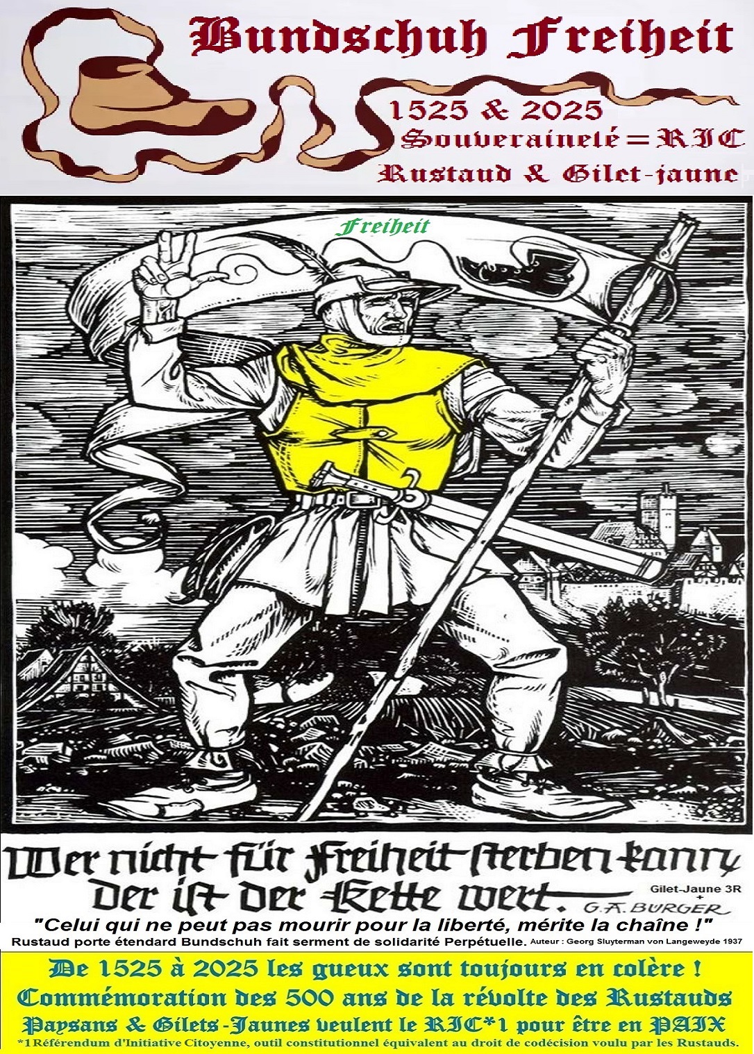 Commémoration : Bundschuh 500 ans sans réelle démocratie ! Commémoration : Bundschuh 500 ans sans réelle démocratie !