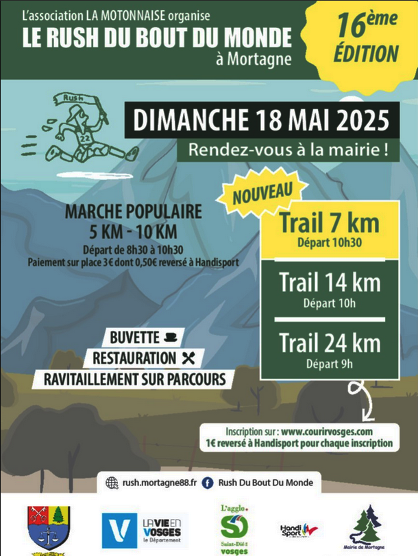 Le Rush du Bout du Monde MORTAGNE 18 Mai 2025 Le Rush du Bout du Monde MORTAGNE 18 Mai 2025