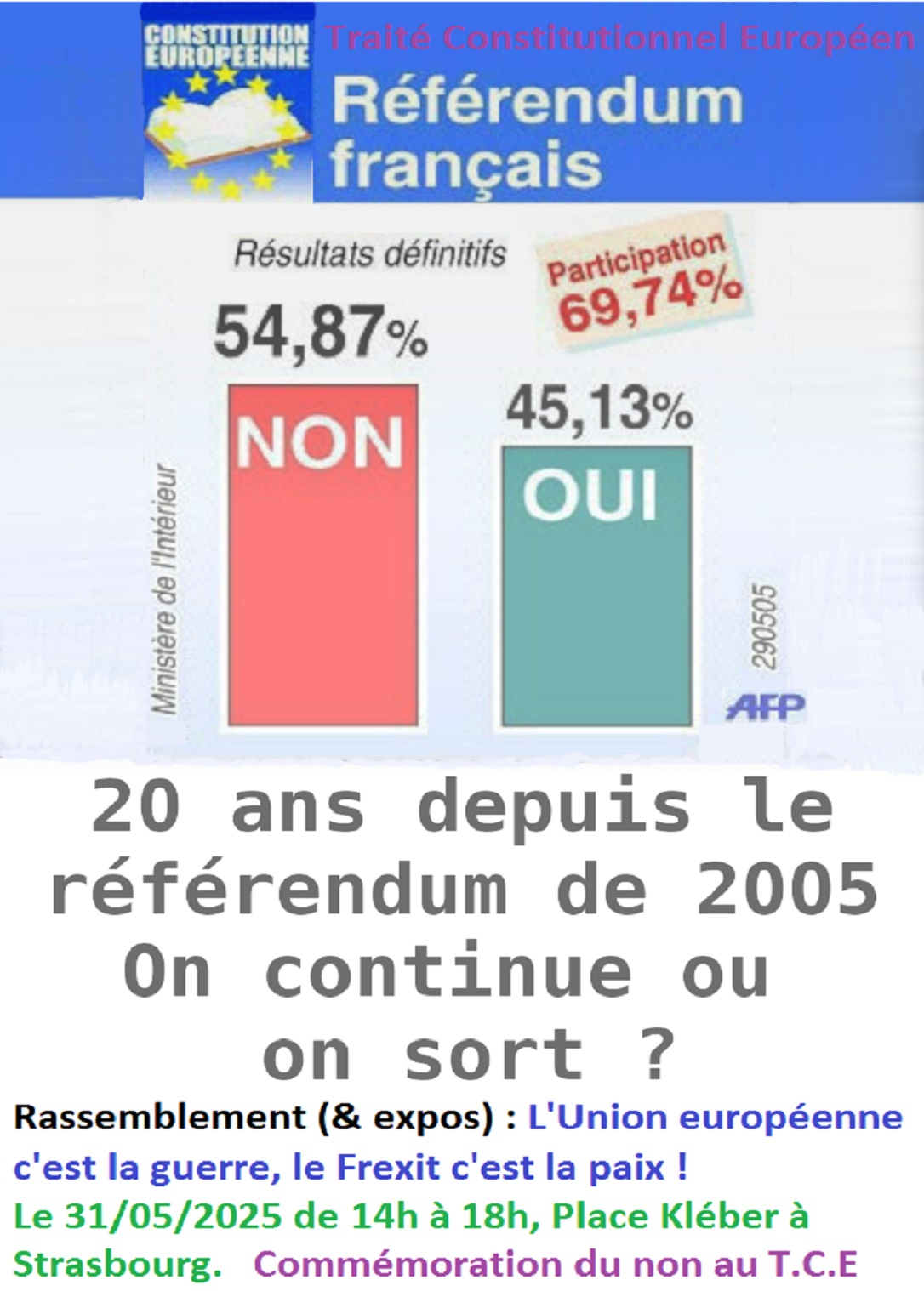 Rassemblement : L’Europe c’est la guerre, le Frexit c’est la paix ! Rassemblement : L’Europe c’est la guerre, le Frexit c’est la paix !