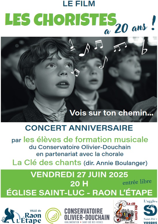 Concert anniversaire des 20 ans du film « Les Choristes » Concert anniversaire des 20 ans du film « Les Choristes »