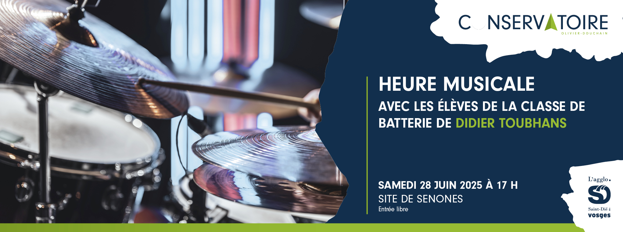 Heure Musicale avec les élèves de la classe de batterie/percussions