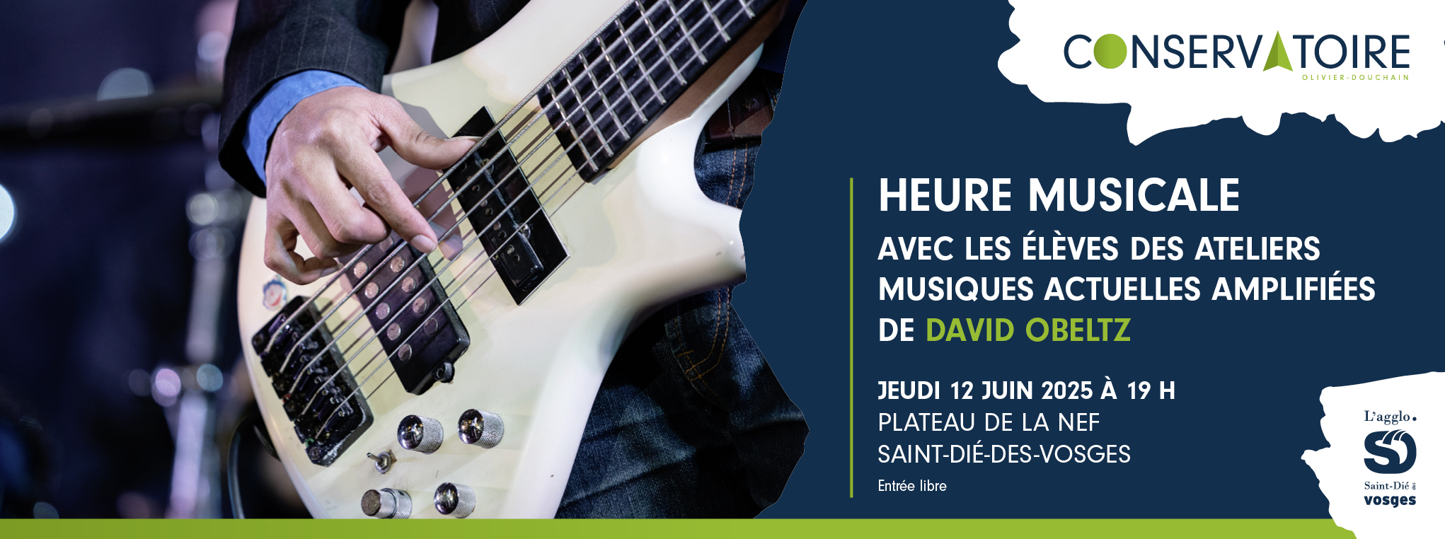 Heure Musicale avec les élèves des ateliers musiques actuelles