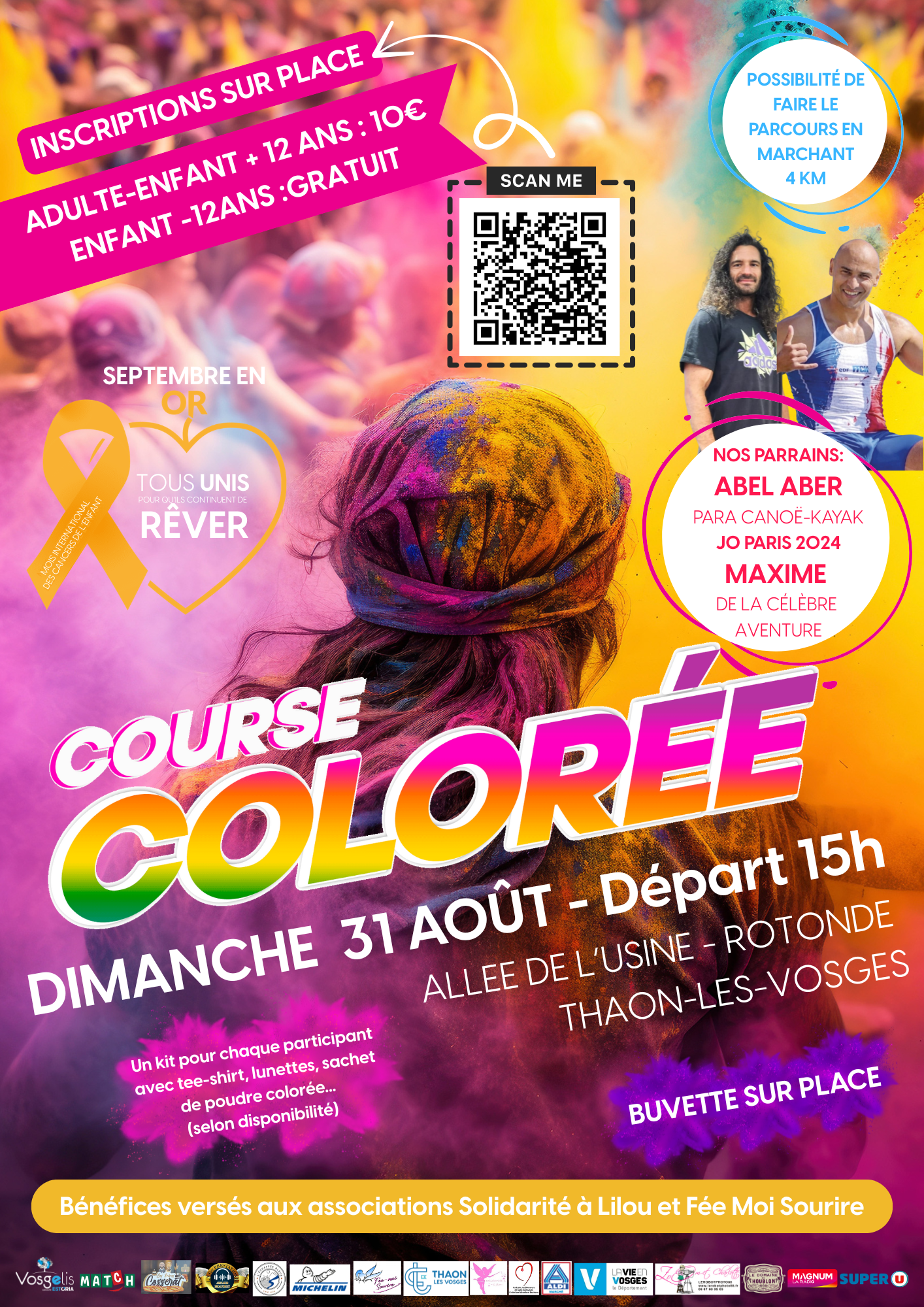 Course colorée