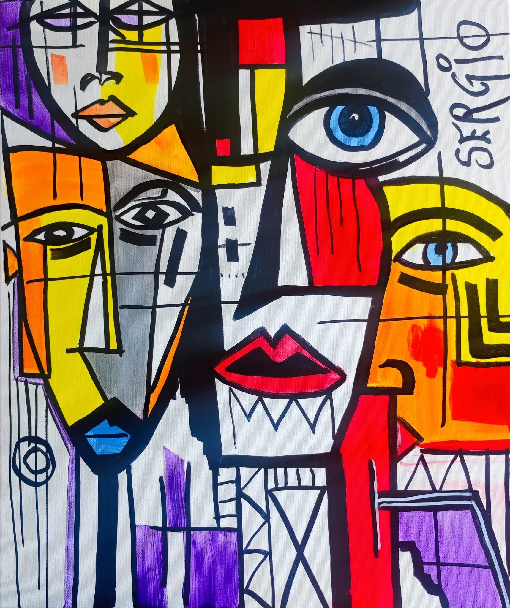 Exposition des peintures de Sergio - 1