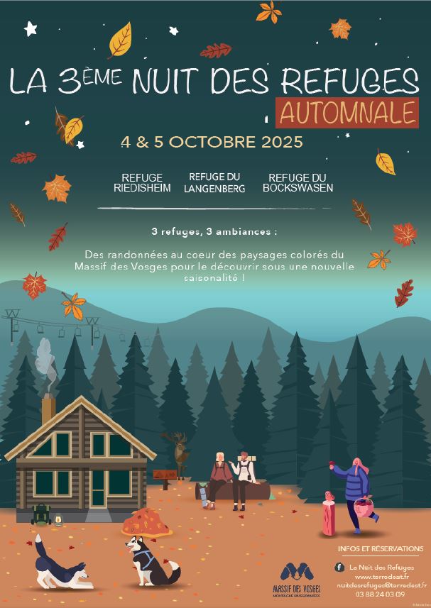 La 3e édition automnale de la Nuit Des Refuges La 3e édition automnale de la Nuit Des Refuges