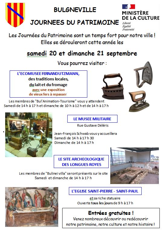 Journées du patrimoine Journées du patrimoine