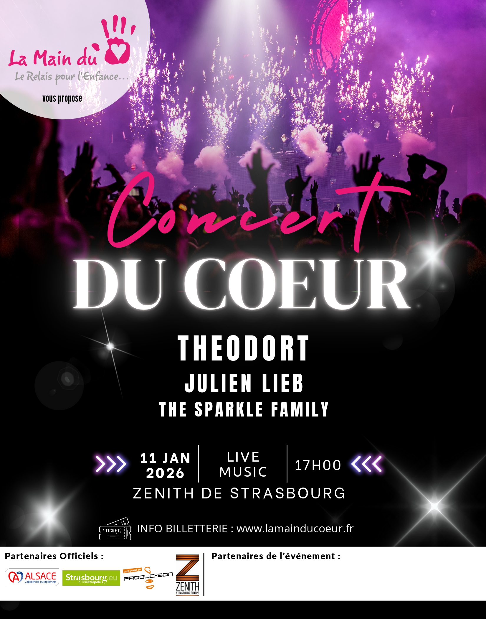 LE CONCERT DU COEUR | THEODORT, JULIEN LIEB, THE SPARKLE FAMILY