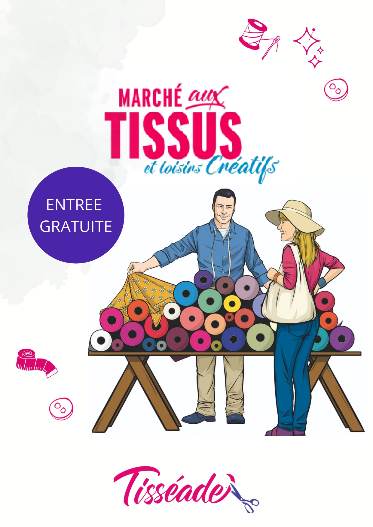 Le grand Marché du Tissu et des Loisirs Créatifs