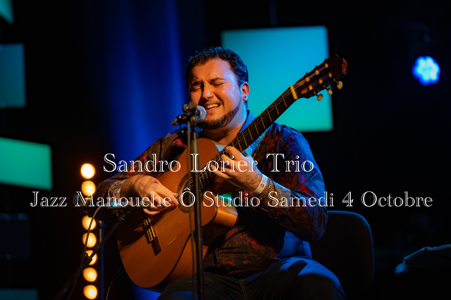 Sandro Lorier Gypsy Trio en Concert Ô Studio