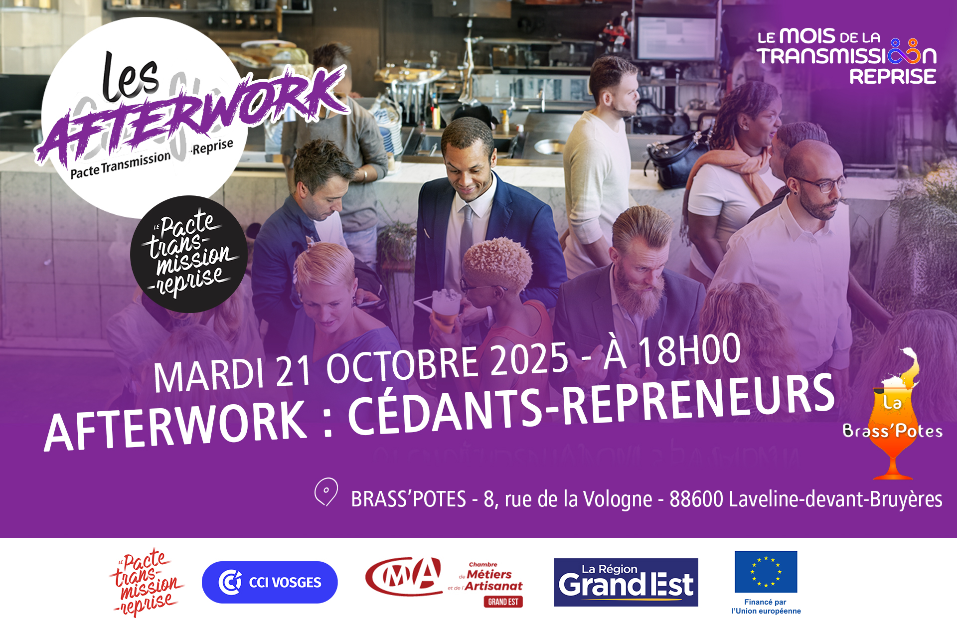 AFTERWORK – Rencontrez-vous !