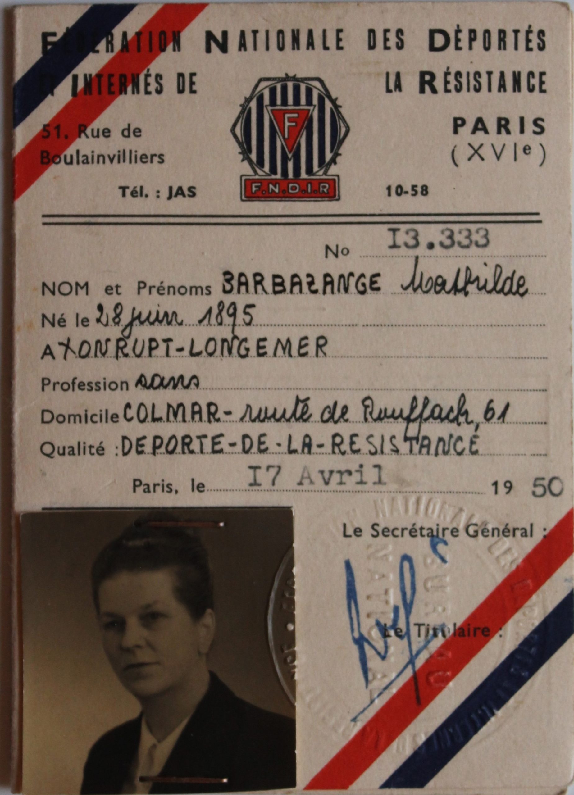 L’odyssée de Mathilde et de Jean, souvenirs de déportation 