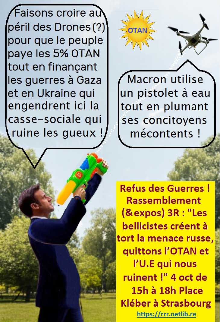 Rassemblement 3R : Les bellicistes créent à tort la menace russe