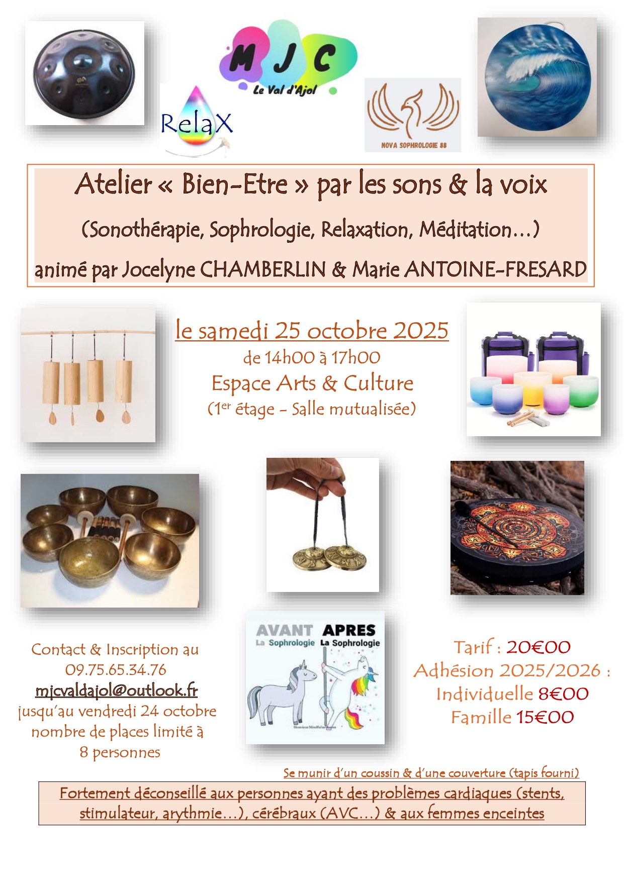 Atelier bien être par les sons et la voix