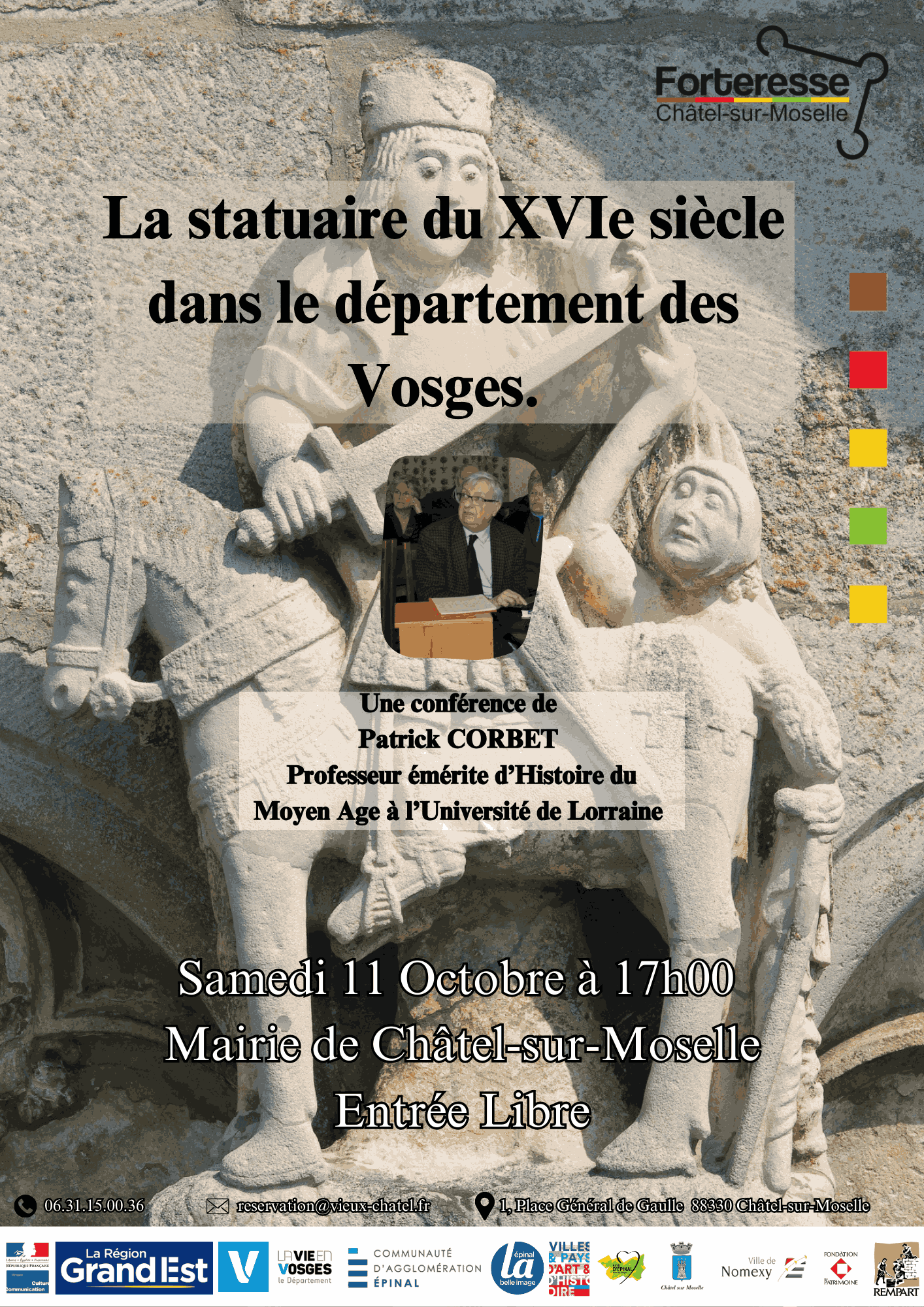 Conférence sur La statuaire du XVIe siècle dans le département