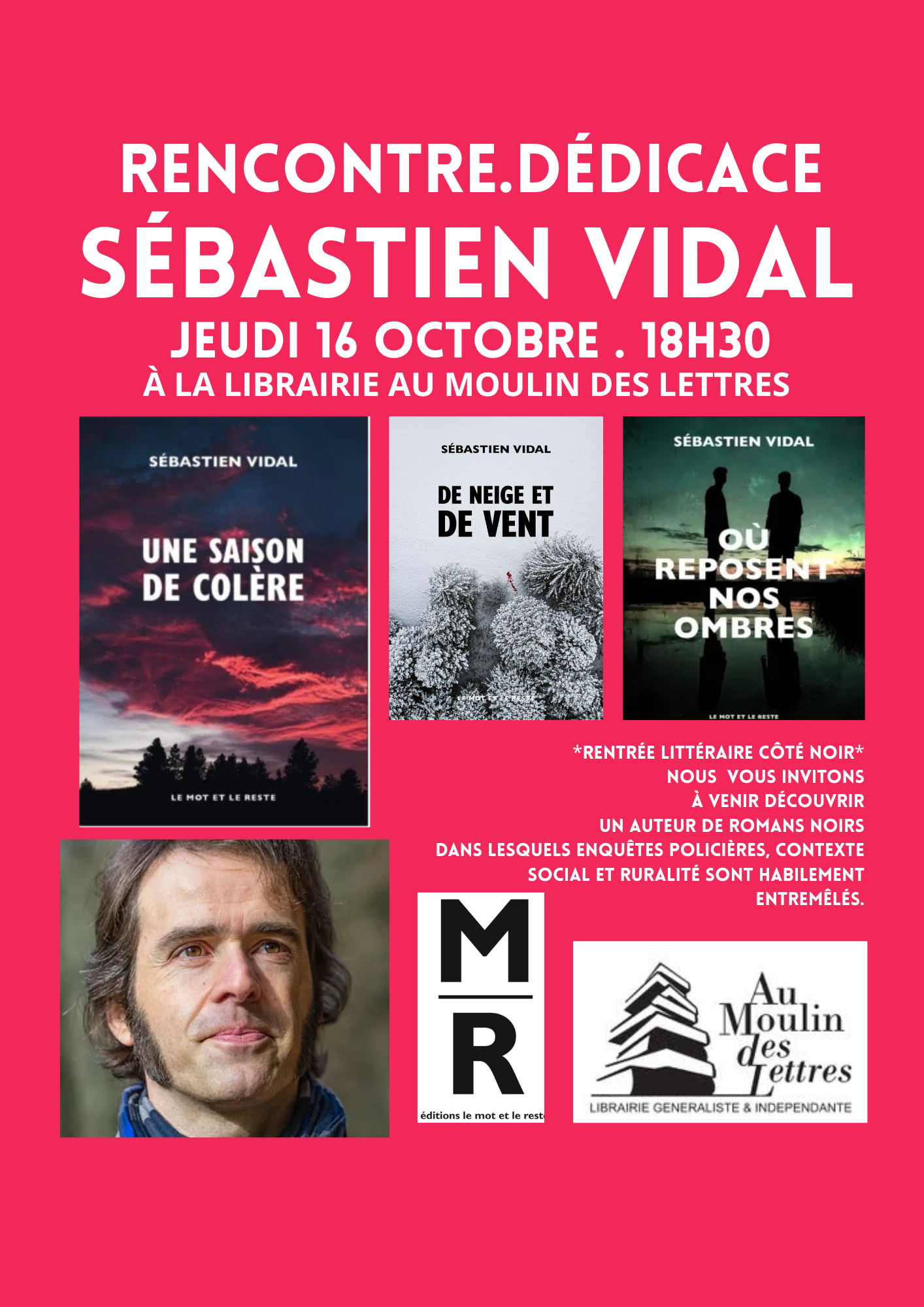 RENCONTRE DÉDICACE AVEC SÉBASTIEN VIDAL