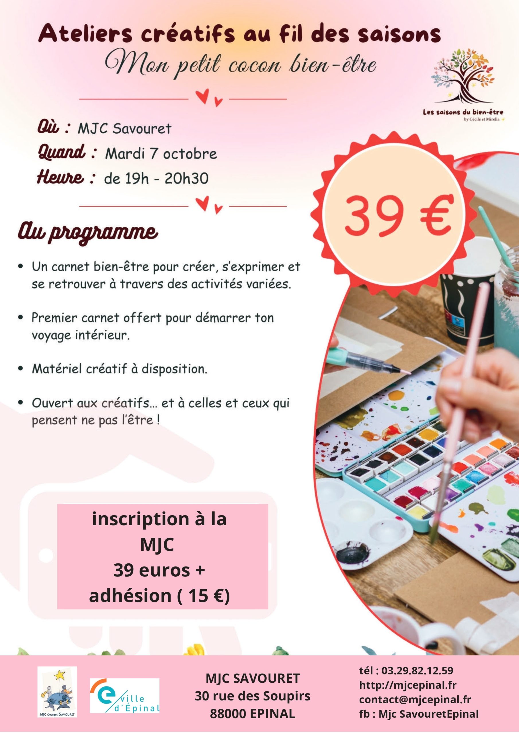 Ateliers créatifs au fil des saisons