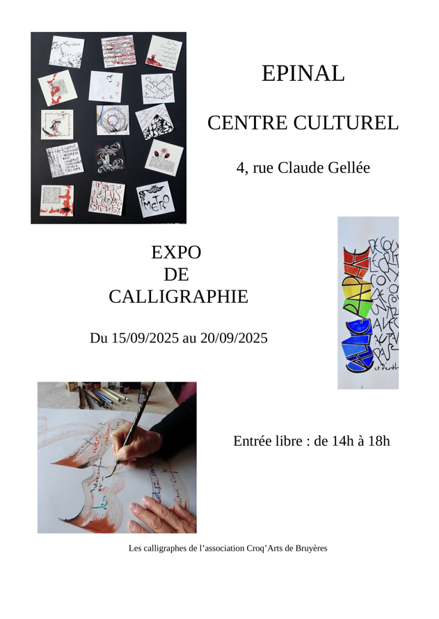 Exposition Calligraphie