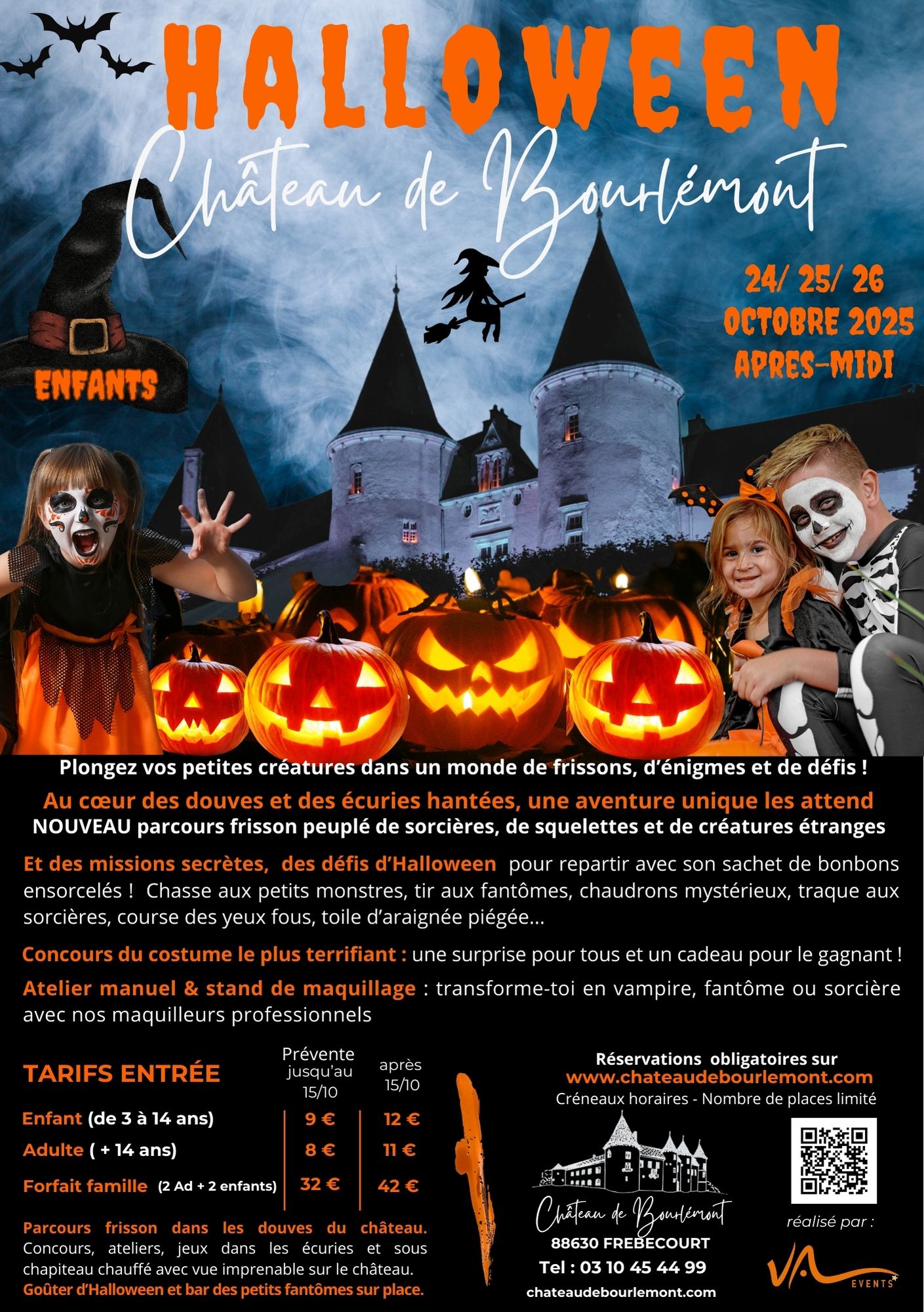 Halloween s’invite au château de Bourlémont – ENFANTS