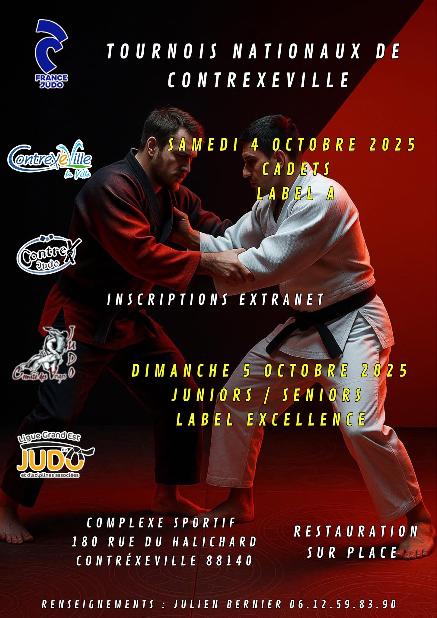 TOURNOI JUDO CADET CONTREXÉVILLE TOURNOI JUDO CADET CONTREXÉVILLE