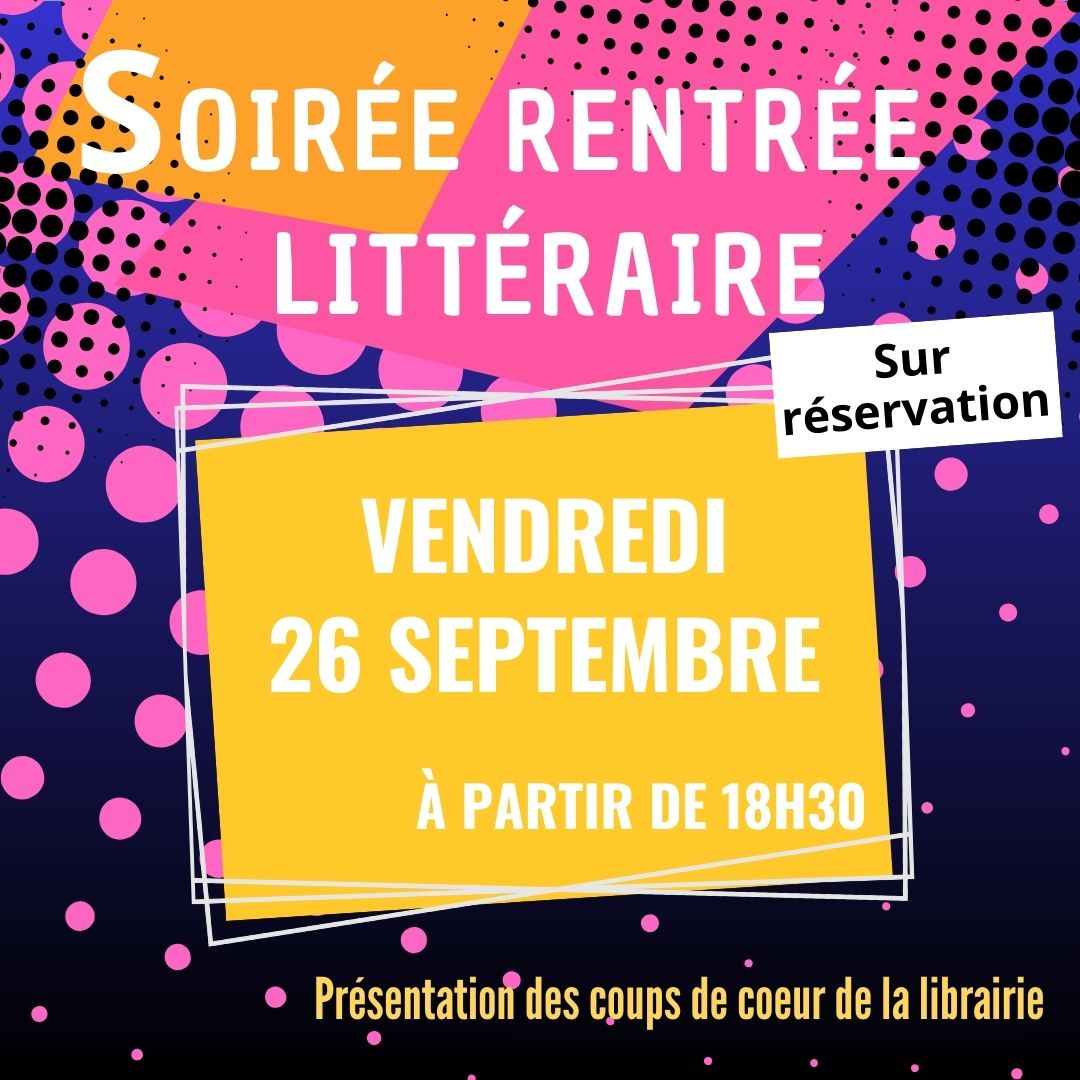 Soirée présentation rentrée littéraire