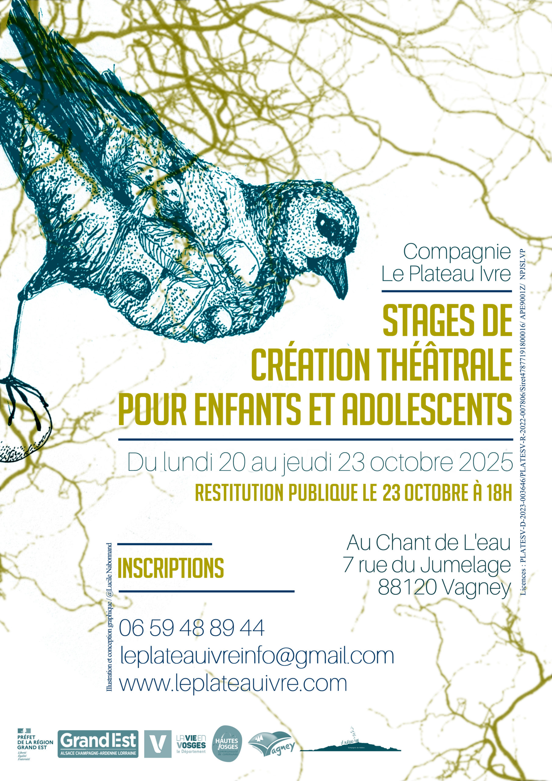 Stage de création théâtrale pour enfants et adolescents