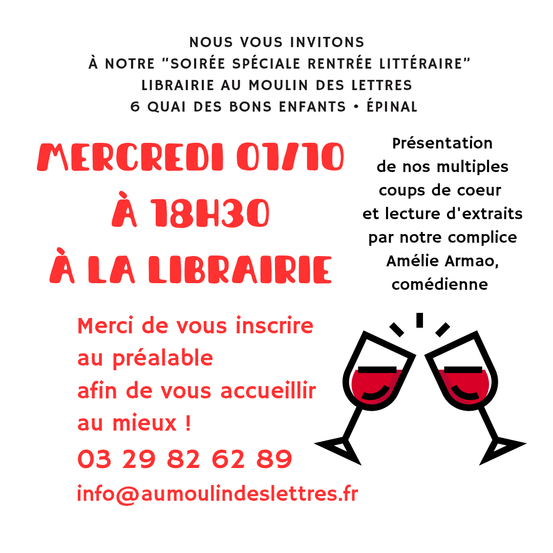 Soirée spéciale Rentrée Littéraire 2025