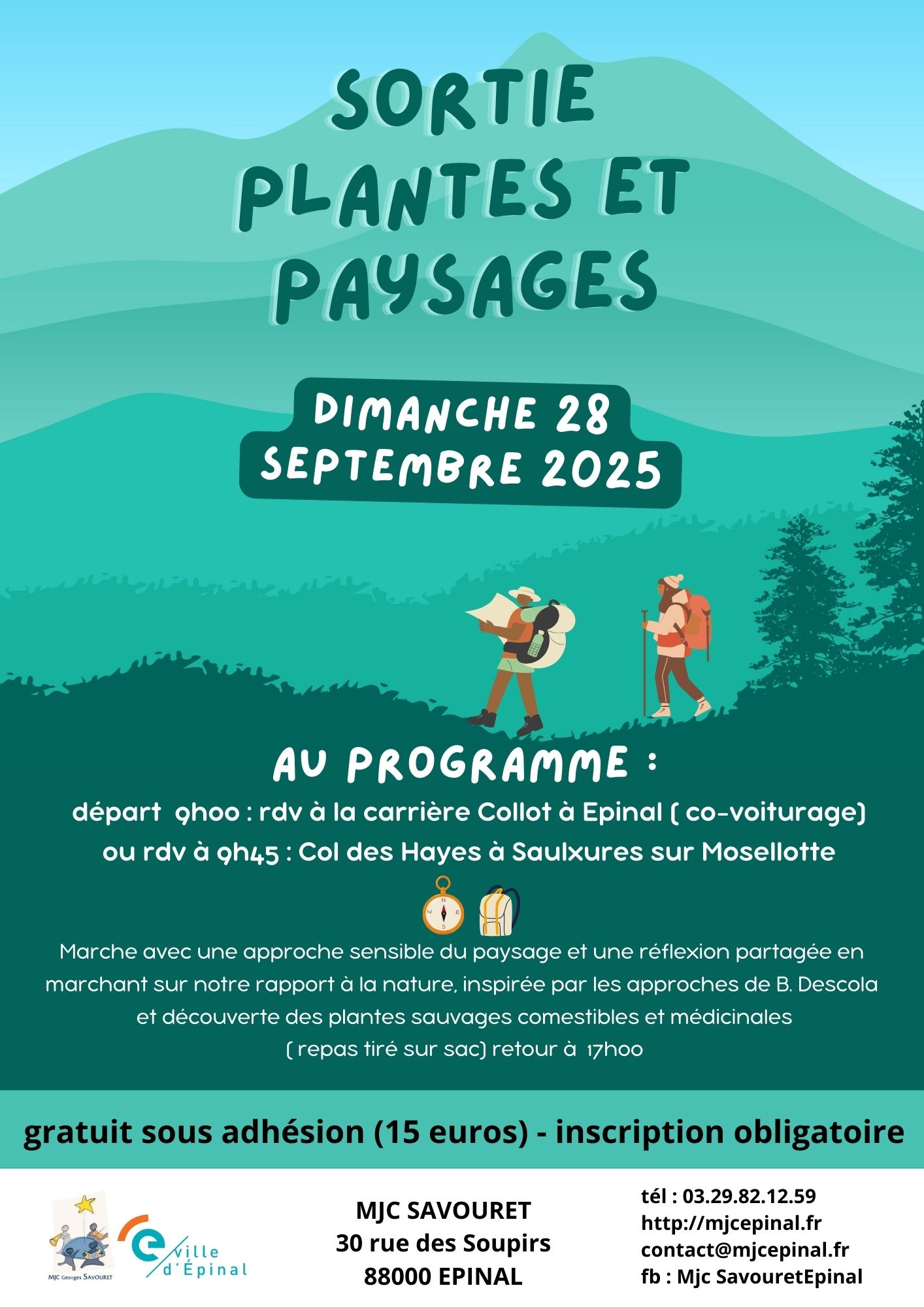Sortie plantes et paysages