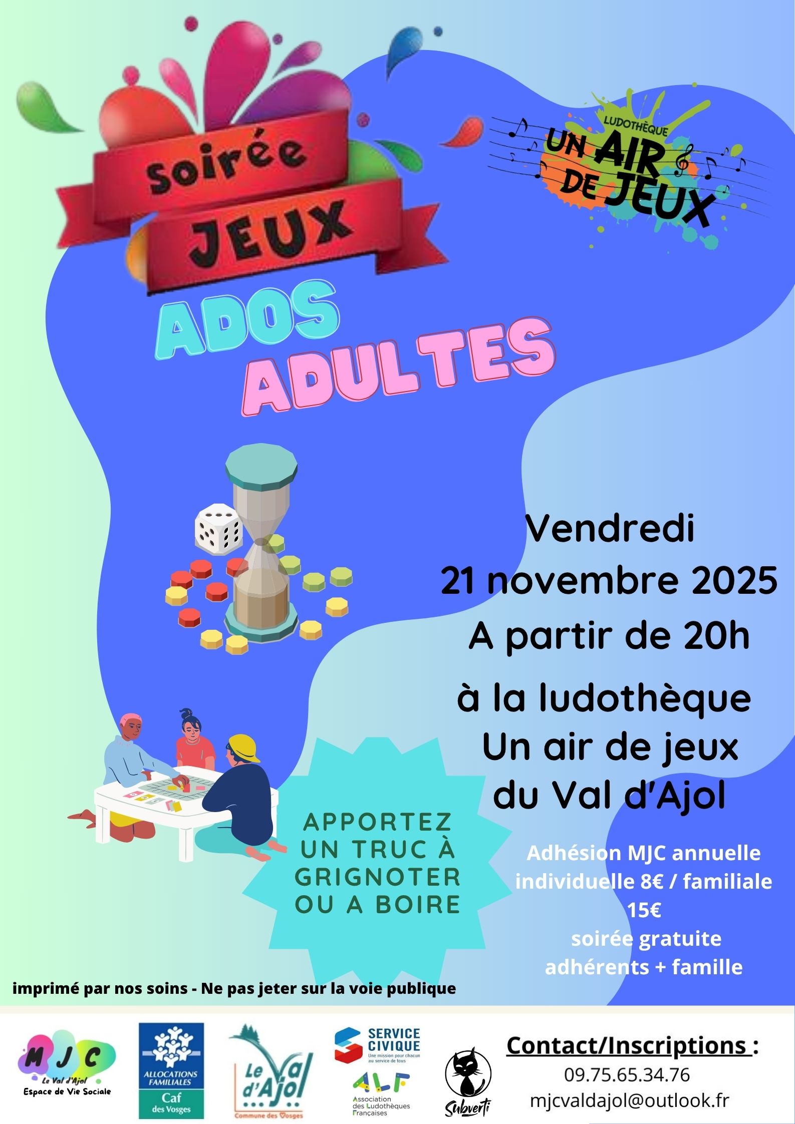 Soirée jeux