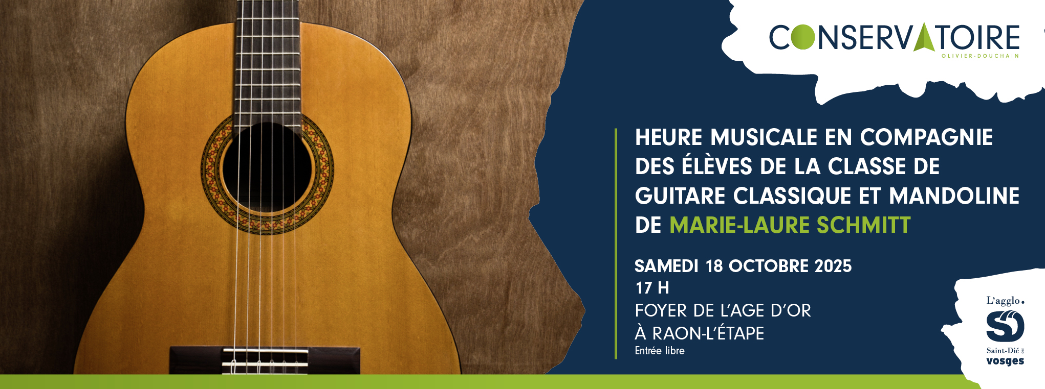 Heure Musicale en compagnie des élèves de guitare classique et mandoline