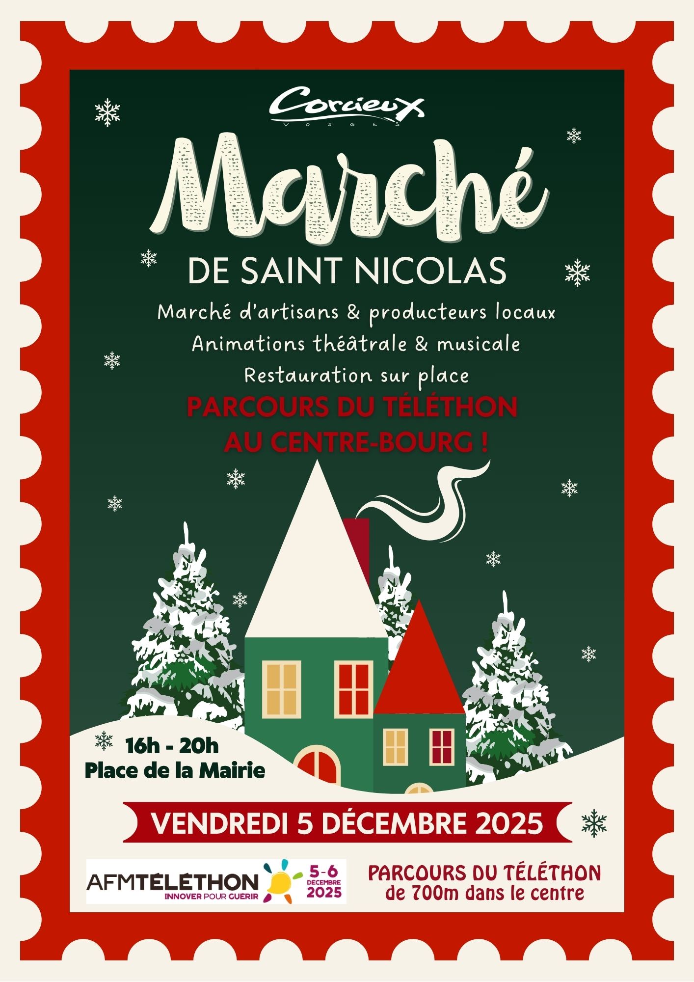 Marché de Saint Nicolas & Parcours du Téléthon