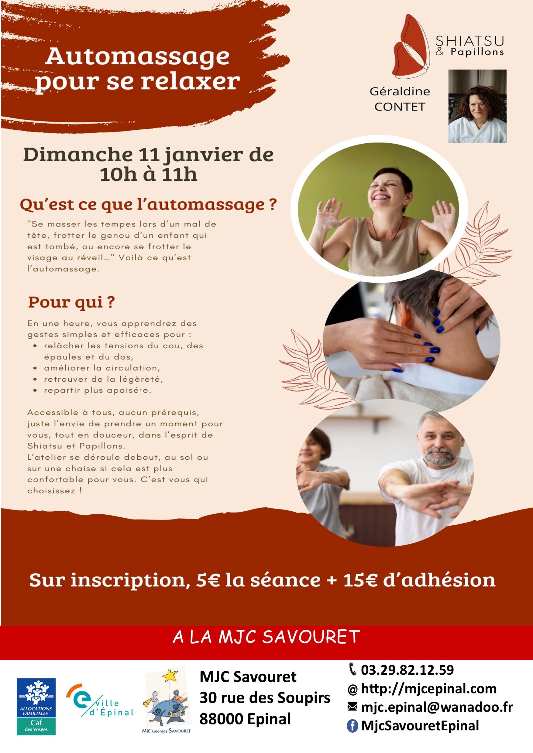 Atelier automassage relaxant