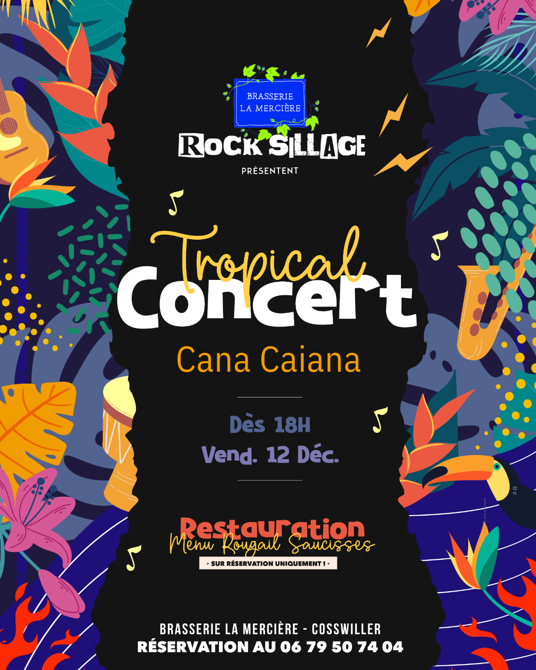 Soirée tropicale avec Cana Caiana Forro