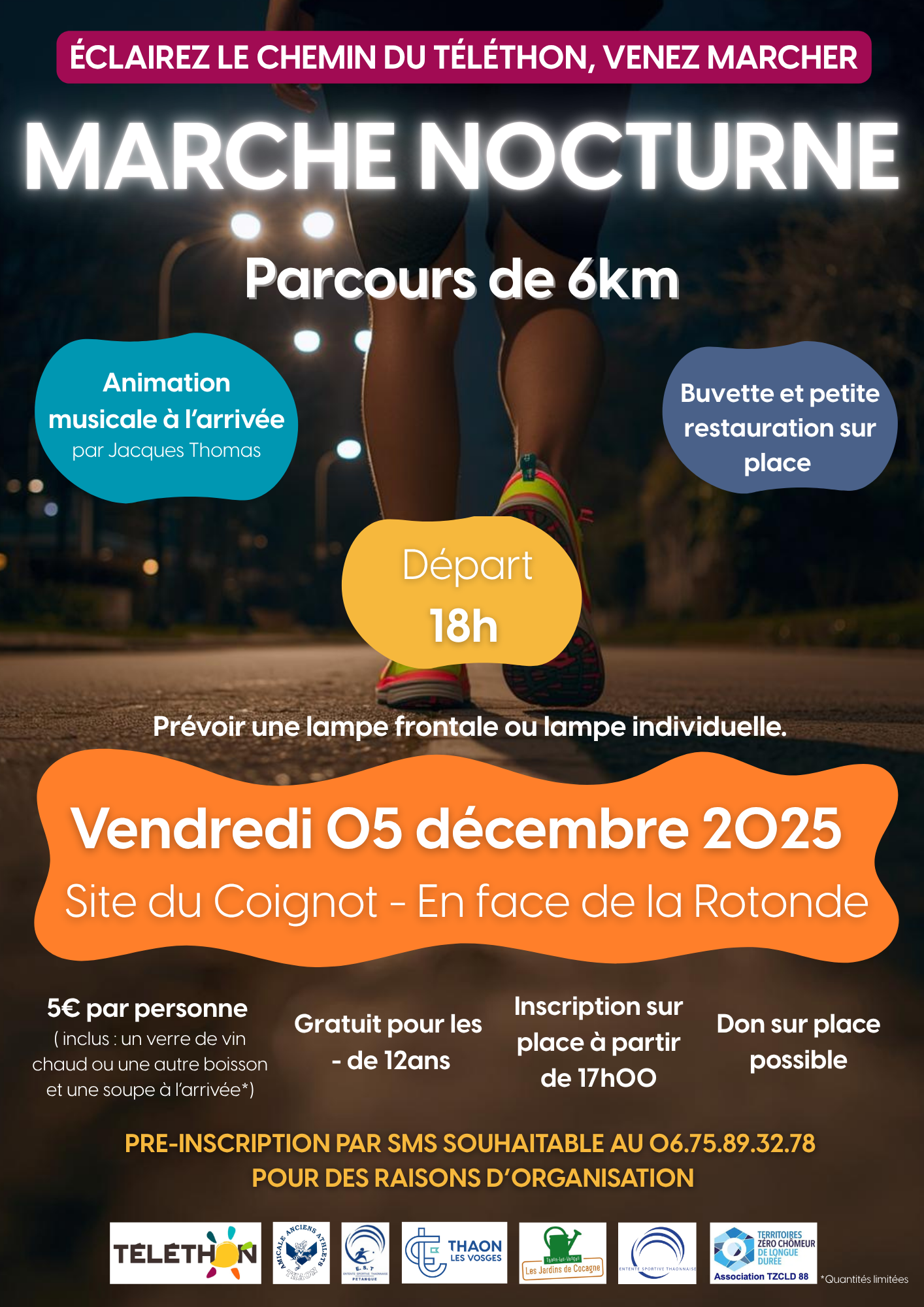 Marche Nocturne pour le Téléthon