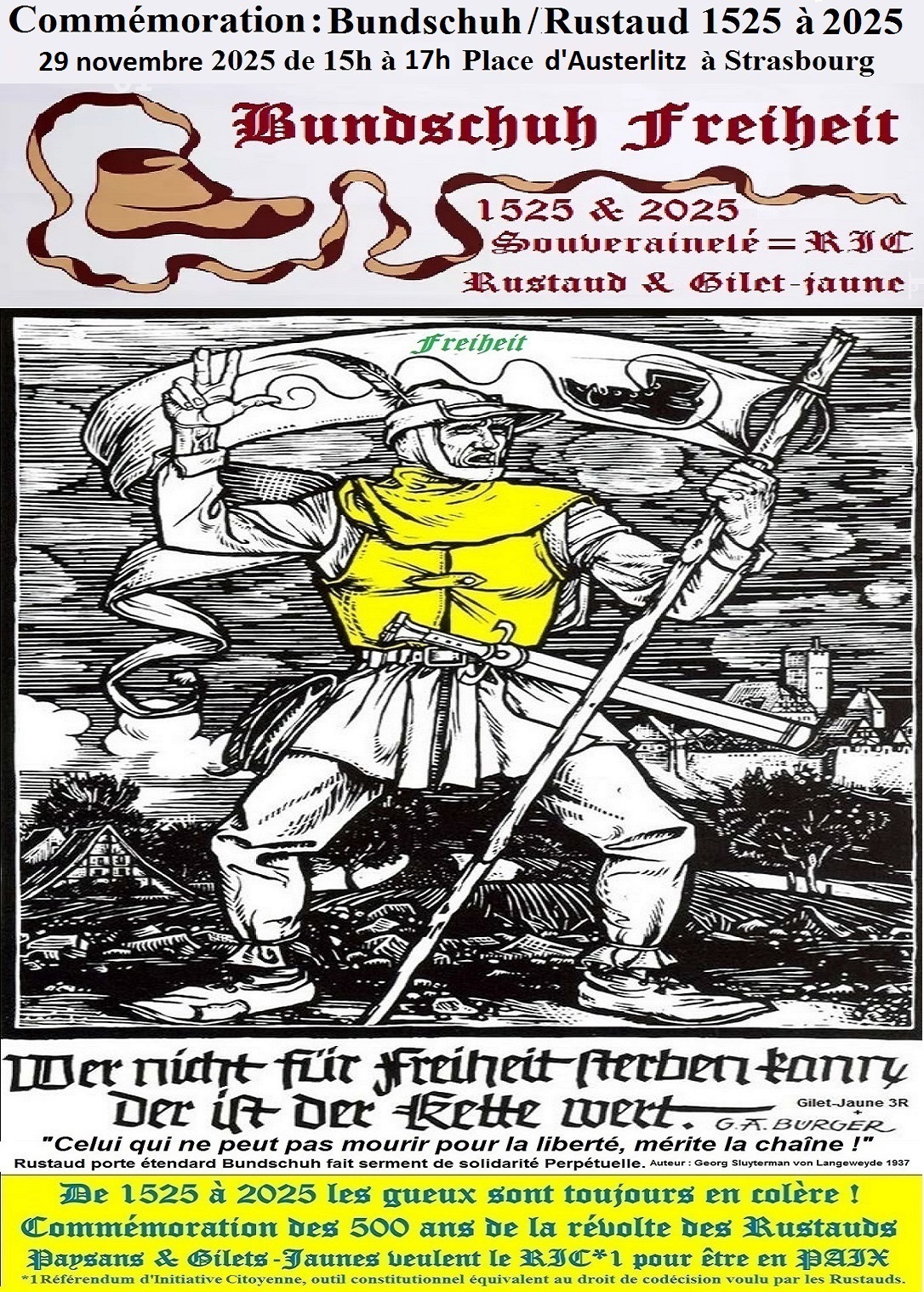 Commémoration : les 500 ans du Bundschuh.