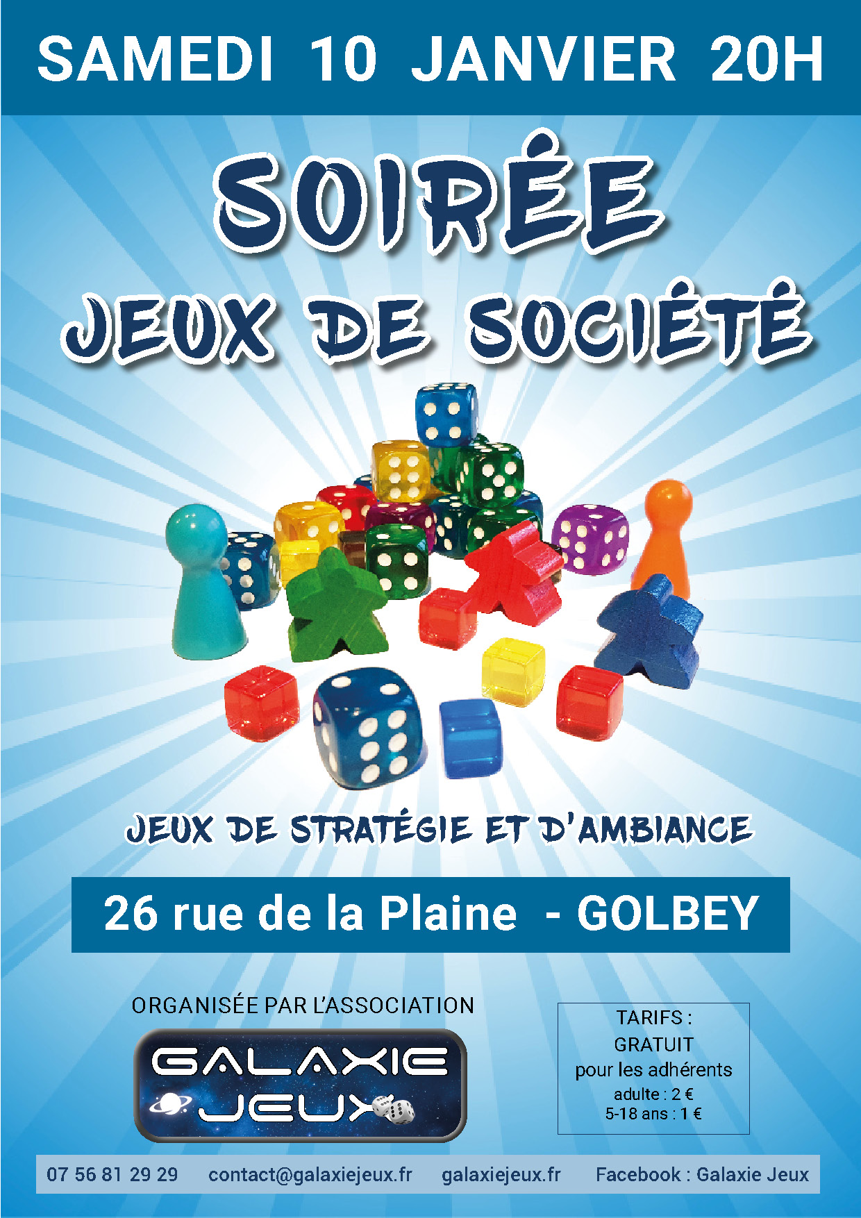 Soirée Jeux de société