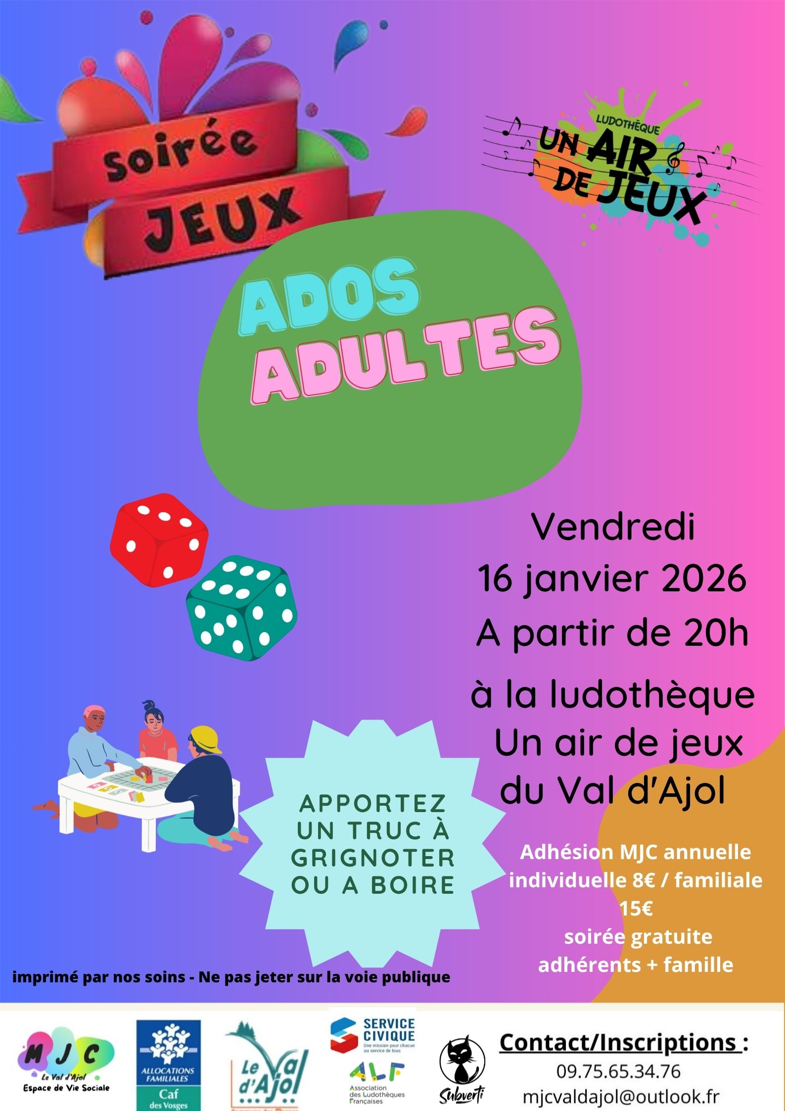 Soirée jeux