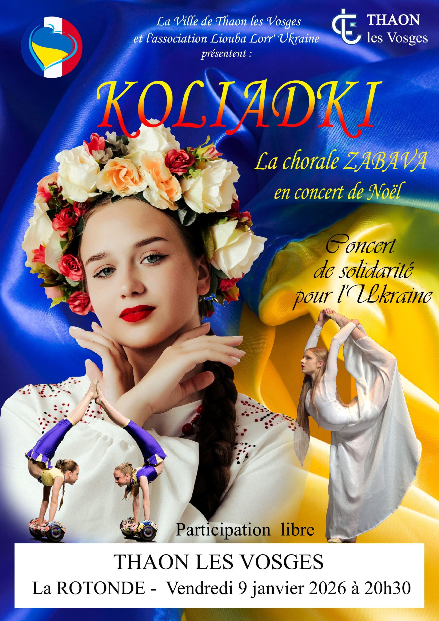 KOLIADKI : concert de solidarité pour l’Ukraine KOLIADKI : concert de solidarité pour l’Ukraine