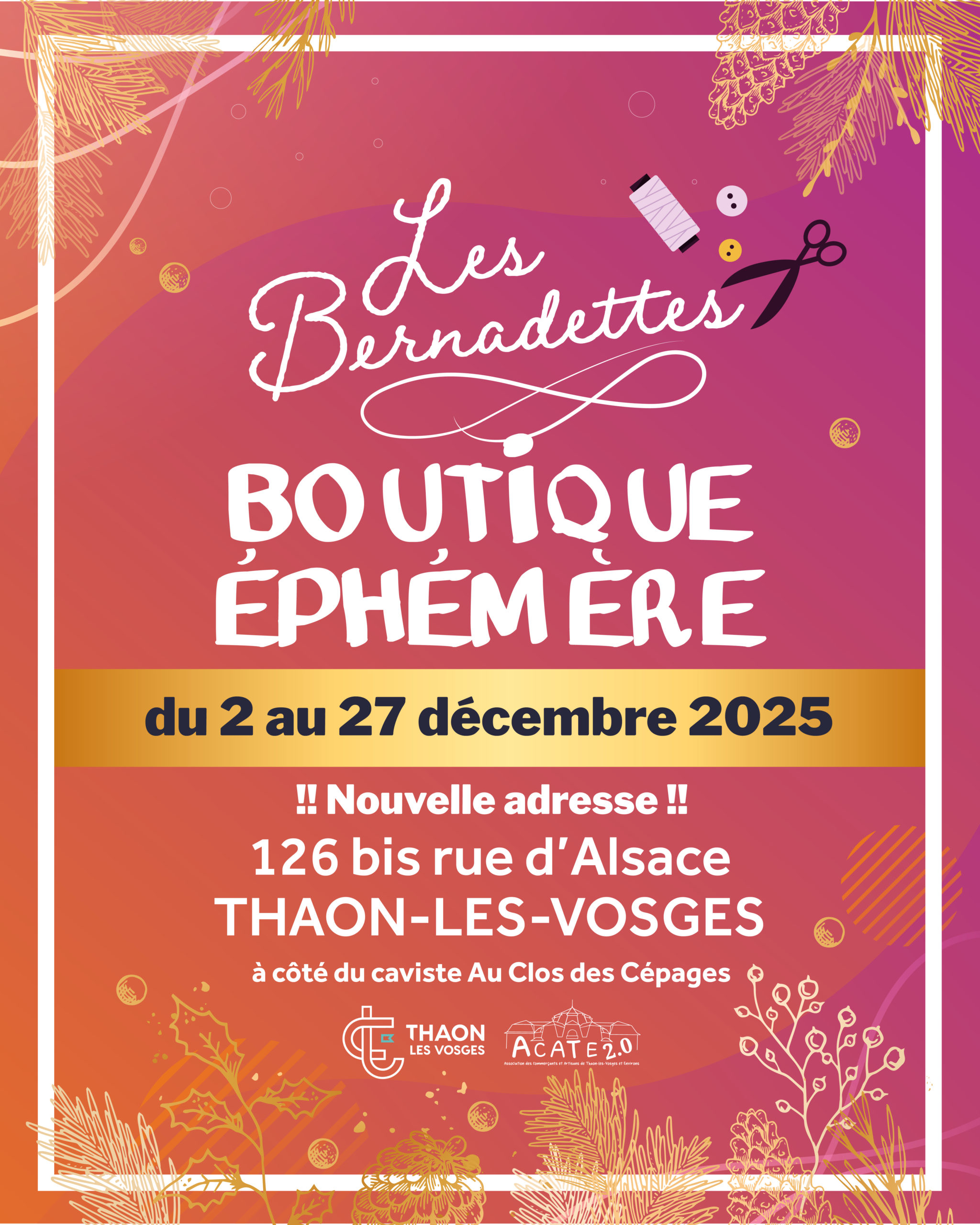 Boutique éphémère Les Bernadettes Boutique éphémère Les Bernadettes