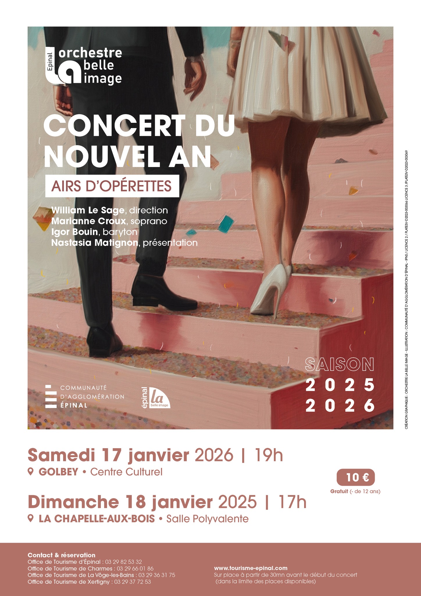 Concert de l'Orchestre la belle Image : Concert du Nouvel An Concert de l'Orchestre la belle Image : Concert du Nouvel An