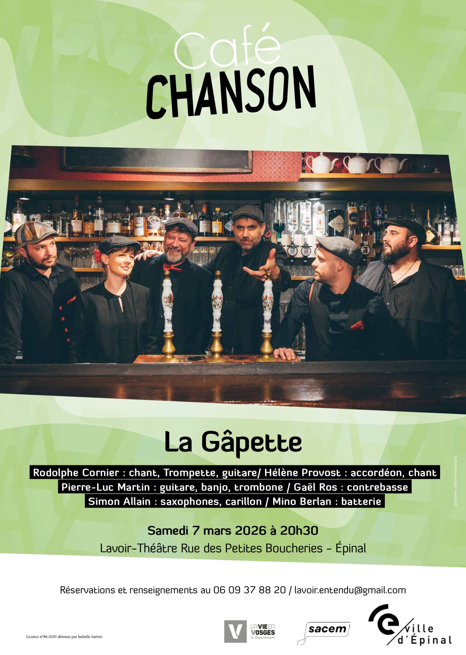 Café Chanson avec La Gâpette