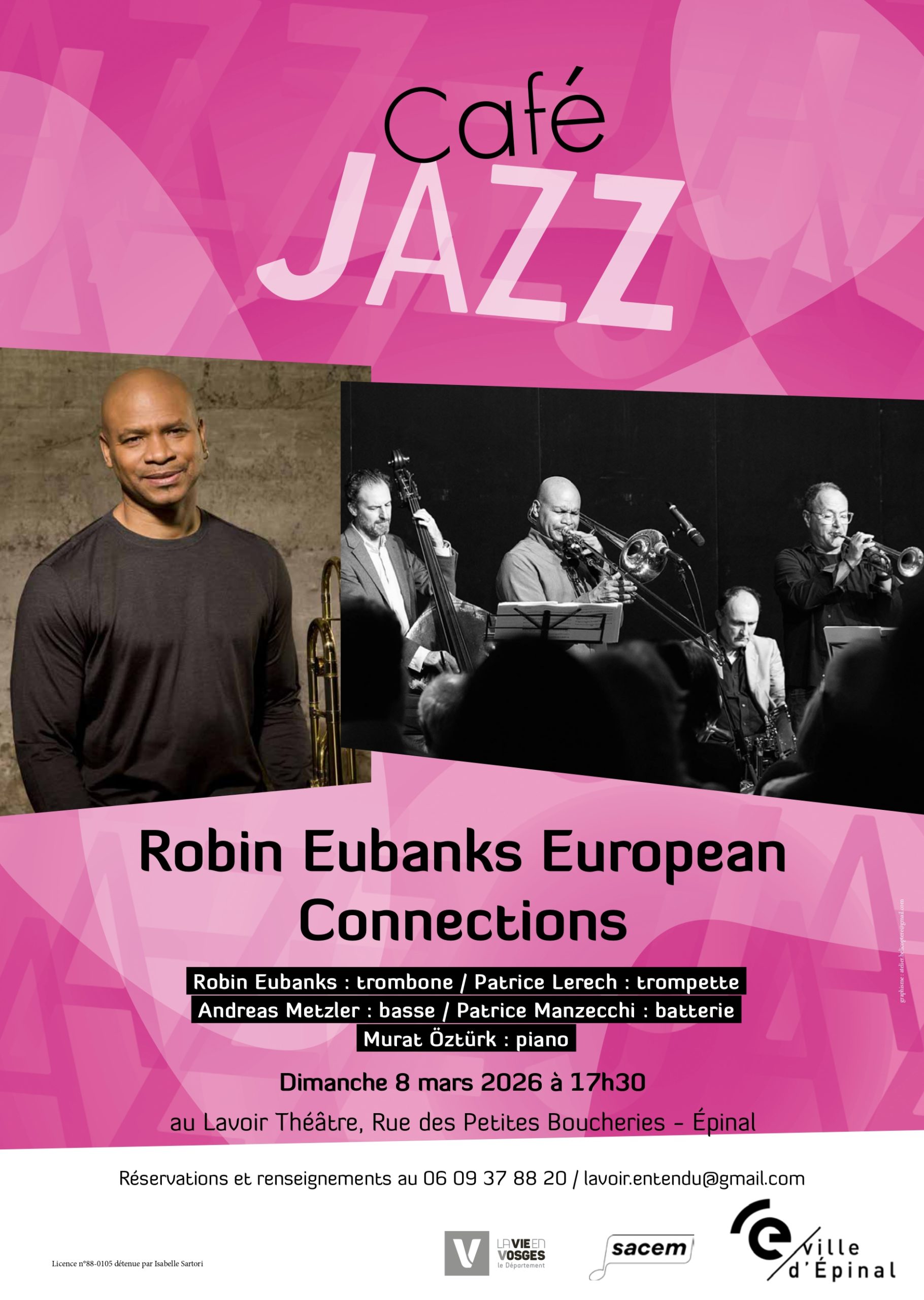 Café Jazz avec Robin Eubanks European