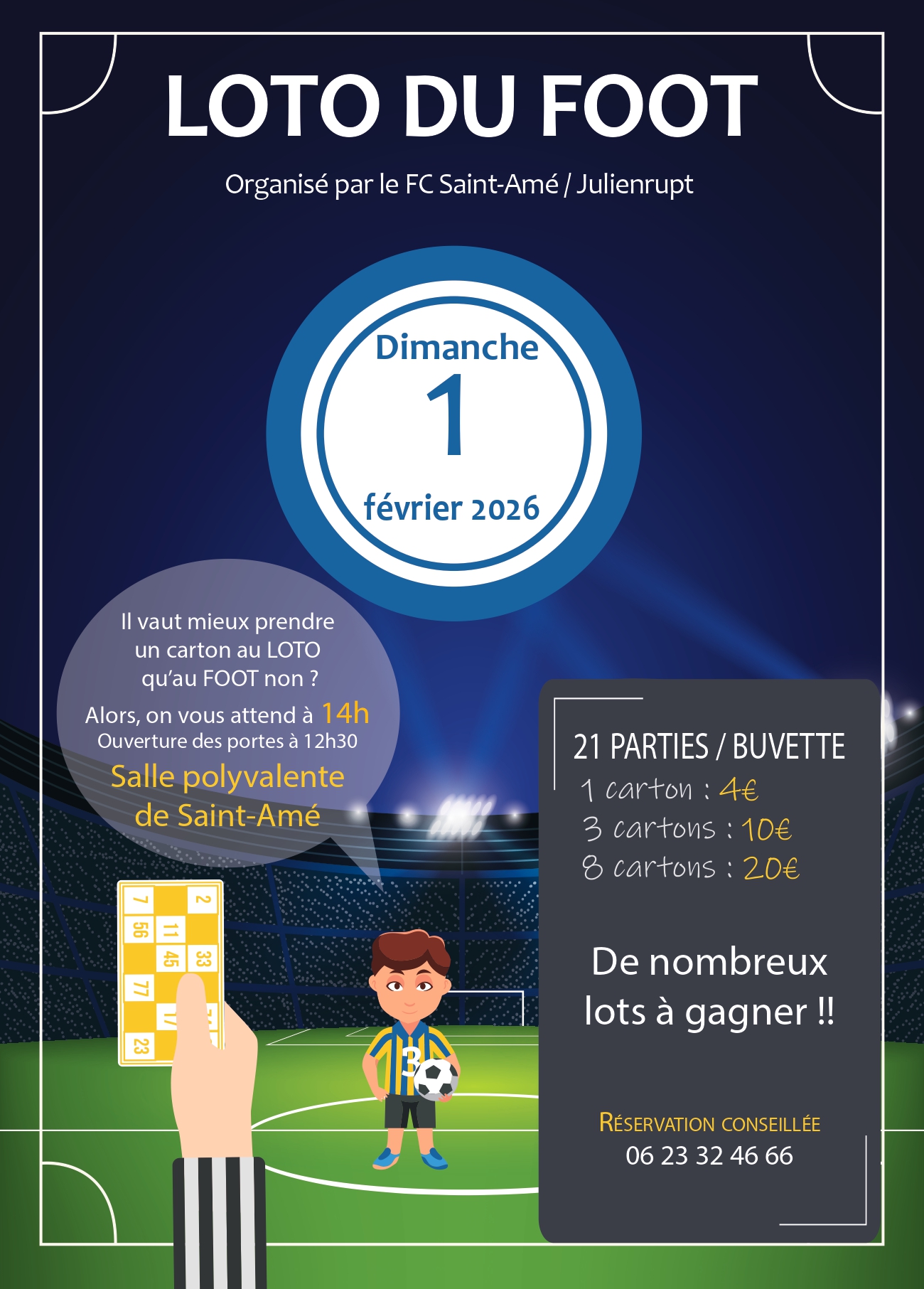 Loto du Football Club Saint-Amé / Julienrupt