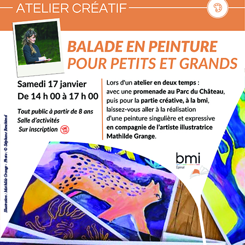 BALADE EN PEINTURE AVEC L’ILLUSTRATRICE JEUNESSE MATHILDE GRANGE