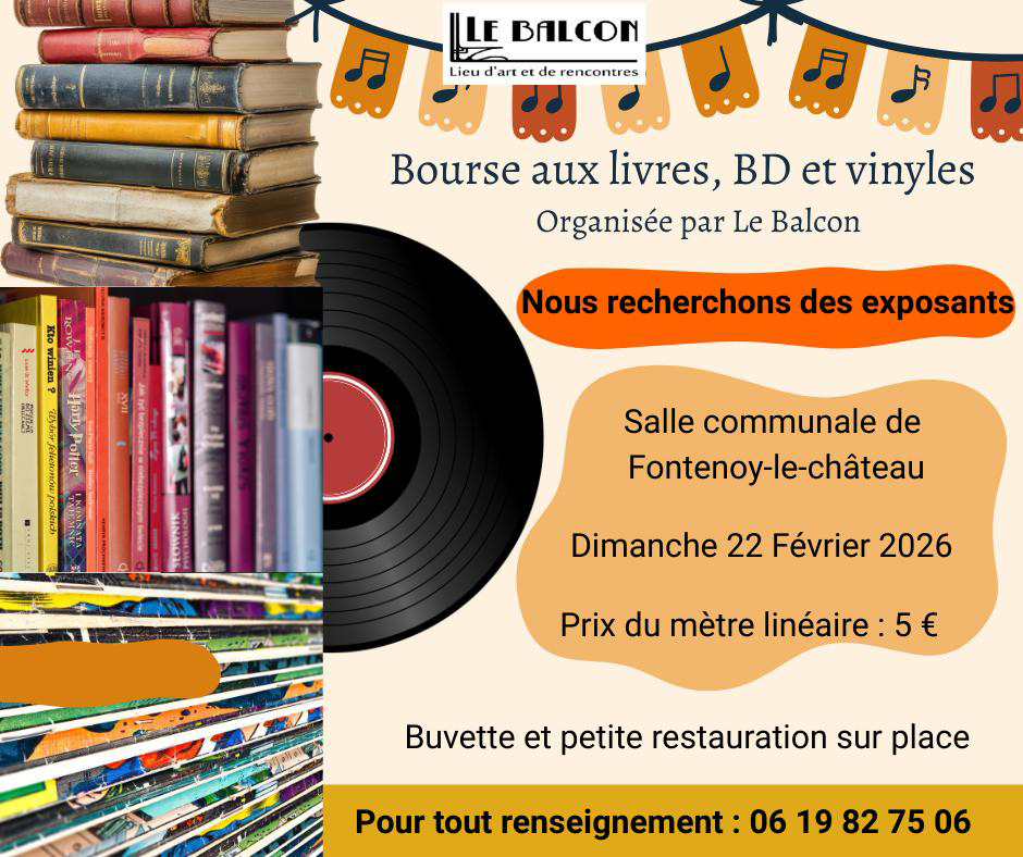 Bourses aux livres et vinyles d'occasion